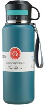 Φορητό παγούρι-θερμός - 800ml - 413302 - Blue