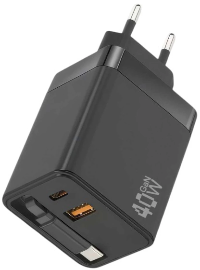Αντάπτορας φόρτισης με καλώδιο Type-C & 2 θύρες USB-A & Type-C - Fast Charge - 40W - DS65 - 220724