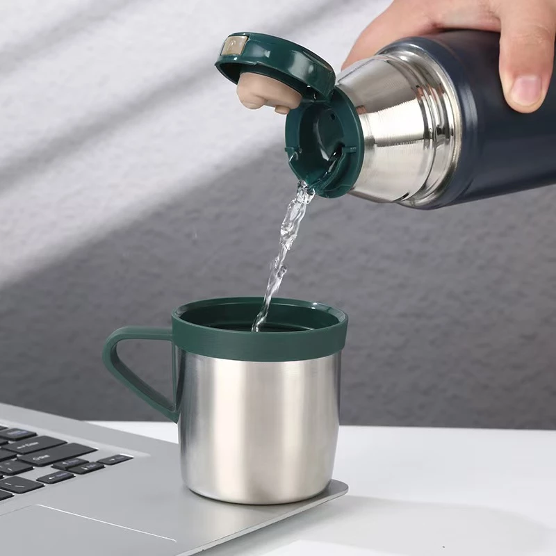 Φορητό παγούρι-θερμός - 650ml - 413357 - Grey