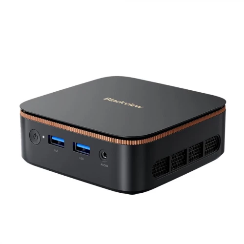 Blackview MP20 Mini PC with Ryzen 3 3300U, 8GB RAM, 256GB SSD, Windows 11 Pro, black