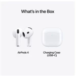Ακουστικό Bluetooth Apple MXP63 AirPods 4 Λευκό