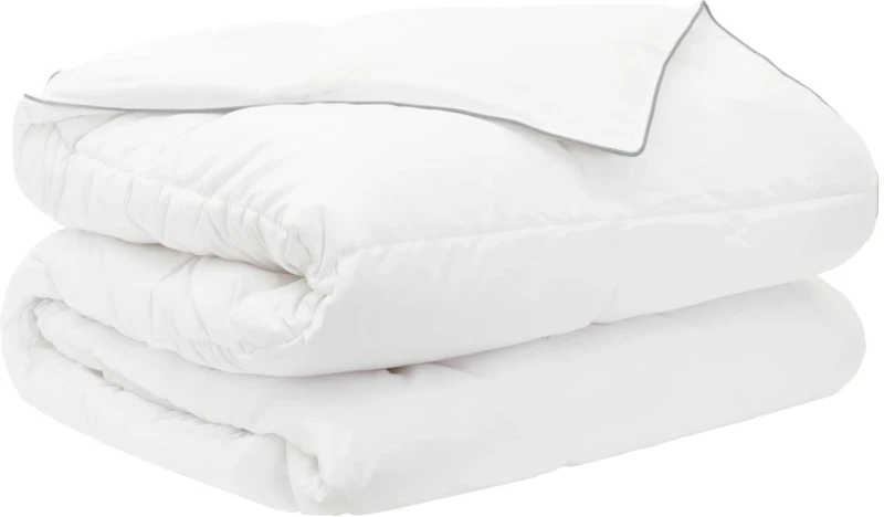 vidaXL Σετ πάπλωμα Λευκό 220 x 260 cm Βαμβάκι, Μπαμπού, Πολυεστέρας
