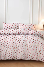 Stewehome Σετ παπλωματοθήκης μονόκλινο Κόκκινο 160x220 cm