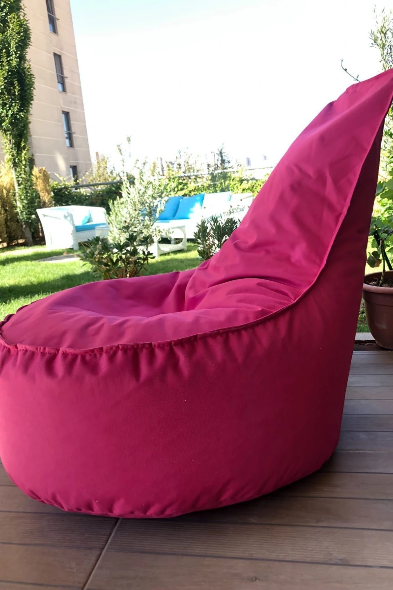 Stewehome Πολυθρόνα αχλάδι για καθιστικό με ύφασμα 55x40x70 cm