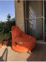 Stewehome πουφ αχλάδι καρέκλα μοντέρνου και κλασικού στυλ από ύφασμα