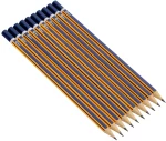 vidaXL Μολύβια HB Ø 0,7 x 18 εκ Μπλε και Κίτρινο