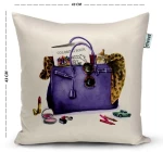 Stewehome Διακοσμητικό μαξιλαροθήκη με 3d ψηφιακή εκτύπωση Λευκό 43x43 cm