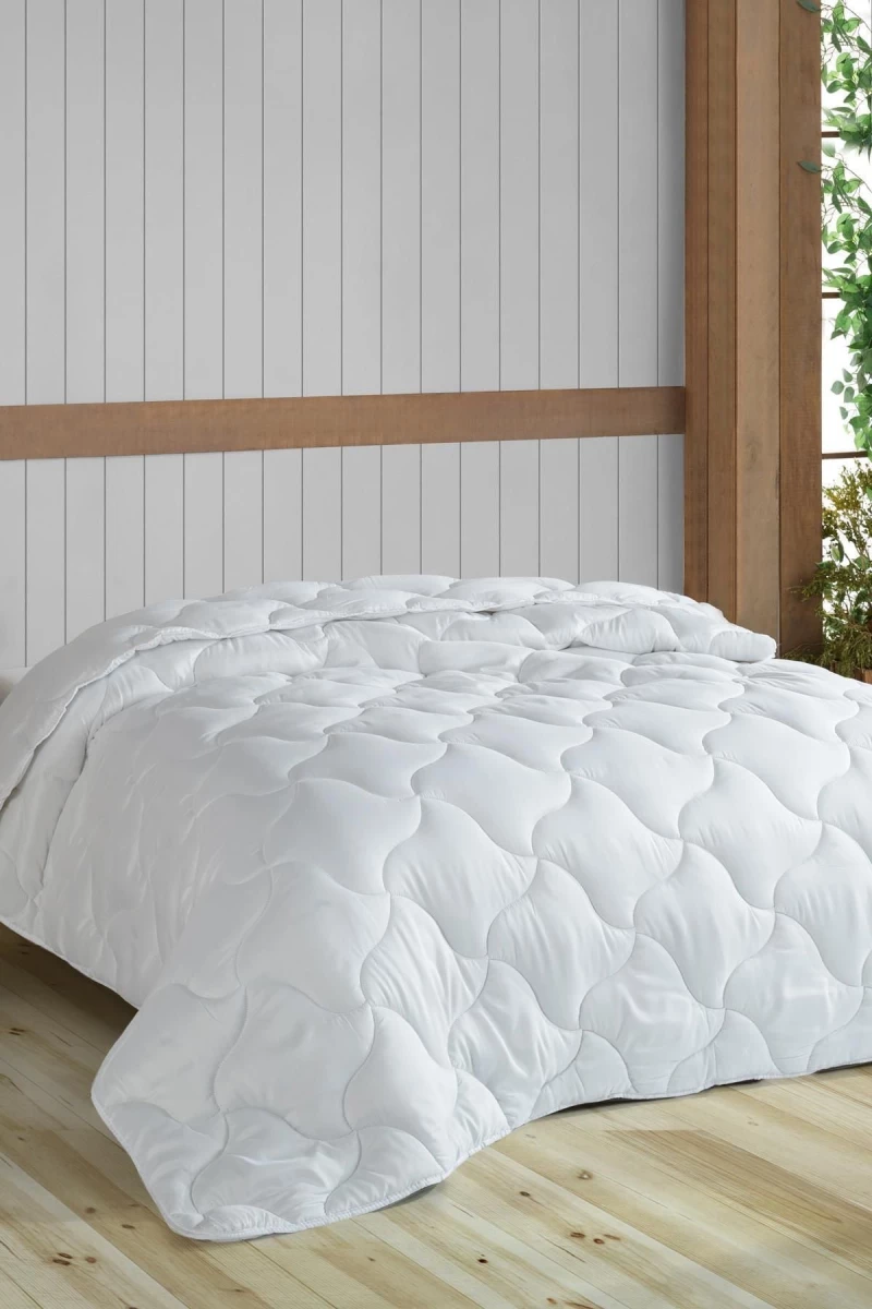Stewehome πάπλωμα μικροϊνών για ένα άτομο Λευκό 155x215 cm