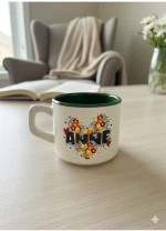 Stewehome Κούπα από κεραμικό για δώρο Λευκό 7x7x6 cm