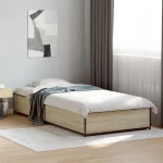 vidaXL Σκελετός Κρεβατιού Sonoma Δρυς 80 x 200 cm Επεξεργασμένο Ξύλο