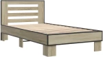 vidaXL Κρεβάτι με Κεφαλάρι Sonoma Δρυς 80 x 200 cm Επεξεργασμένο Ξύλο