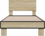 vidaXL Κρεβάτι με Κεφαλάρι Sonoma Δρυς 80 x 200 cm Επεξεργασμένο Ξύλο