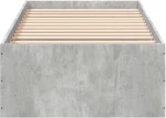 vidaXL Κρεβάτι δαπέδου Γκρι Σκυροδέματος 80 x 200 cm
