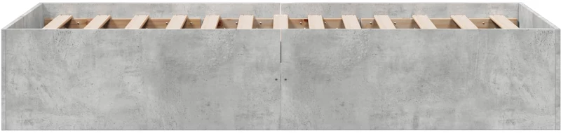 vidaXL Κρεβάτι δαπέδου Γκρι Σκυροδέματος 80 x 200 cm