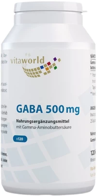 VitaWorld GABA 500 mg [120 Κάψουλες]