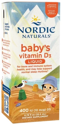 Nordic Naturals Baby's Vitamin D3 400 IU [22.5 ml]