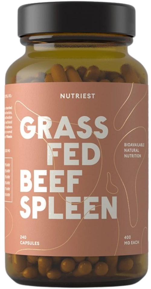 Nutriest Grass Fed Beef Spleen 400 mg [240 Κάψουλες]