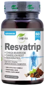 Grewia Resvatrip + Chaga Mushroom + Dandelion Root + Resveratrol [60 Κάψουλες]