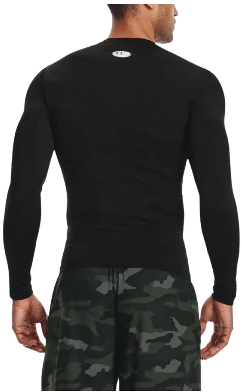 Under Armour HG Armour Comp LS Men's T-Shirt - Black Μαύρο, S