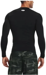 Under Armour HG Armour Comp LS Men's T-Shirt - Black Μαύρο, S