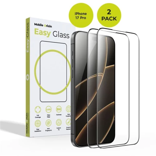 Mobile Origin EasyGlass iPhone 17 Pro 2 pack (FRL-EG-i17Pro-2pk)