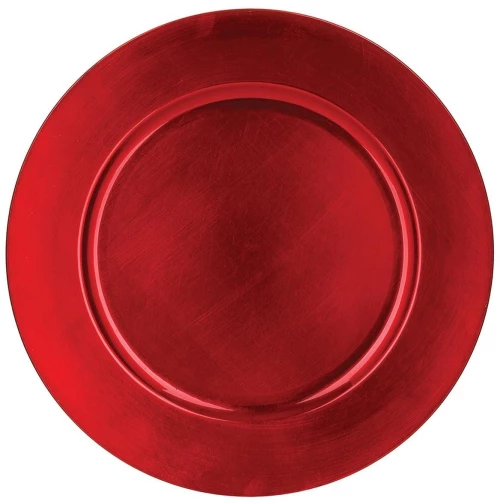 ΠΙΆΤΑ - ΣΕΤ ΔΕΊΠΝΟΥ/ΚΑΦΈ PRES. UNI ROUND PLATE RED 715850RG