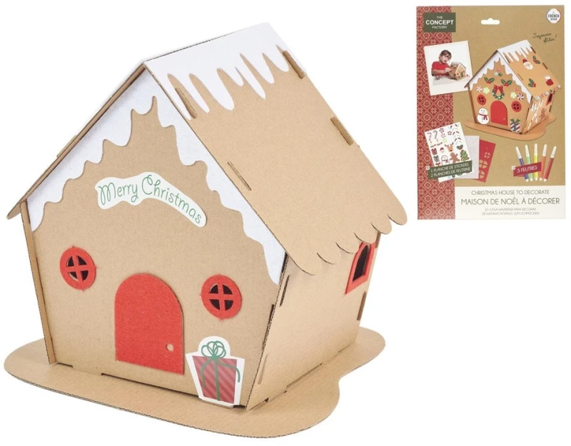 ΑΝΕΝΕΡΓΑ CHRISTMAS HOUSE TO BUILD AND DECORATE EC0005