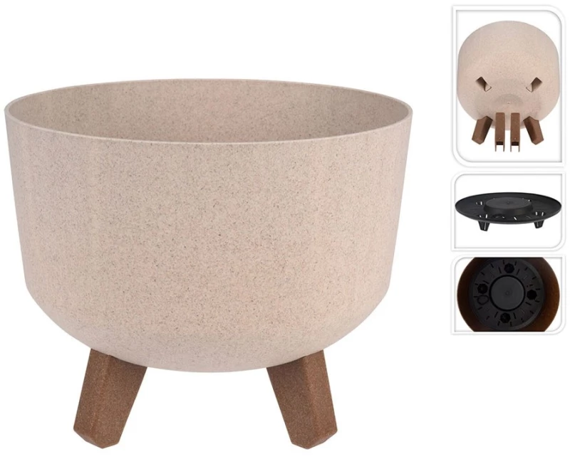 ΚΉΠΟΣ & ΚΗΠΟΥΡΙΚΉ FLOWER POT DIA 238XH187MM Y89300260