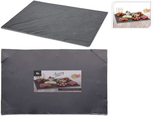 ΟΡΓΆΝΩΣΗ ΤΡΑΠΕΖΙΟΎ SERVING TRAY EH SLATE 30X40CM 210000140