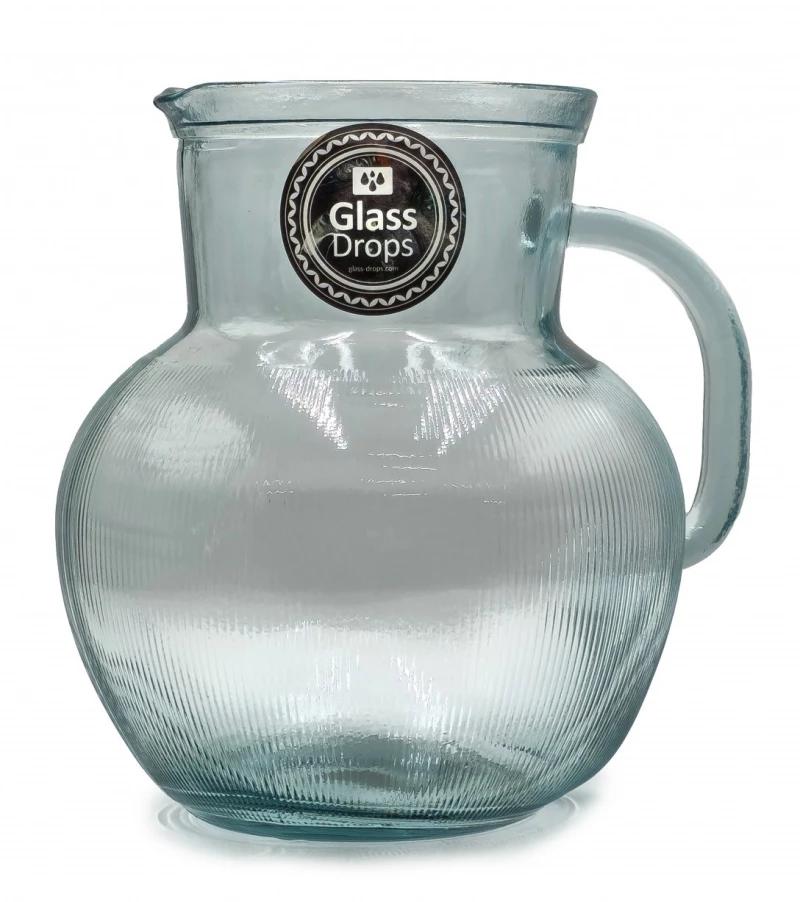 ΠΟΤΉΡΙΑ, ΚΟΎΠΕΣ & ΚΑΝΆΤΕΣ KANATA GLASS DROPS RIBBED 2,3L