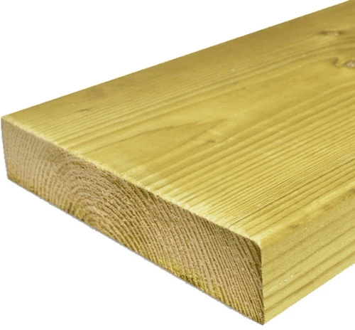 Ξύλινο μαδέρι εμποτισμένο  4,5x19,5x450εκ.