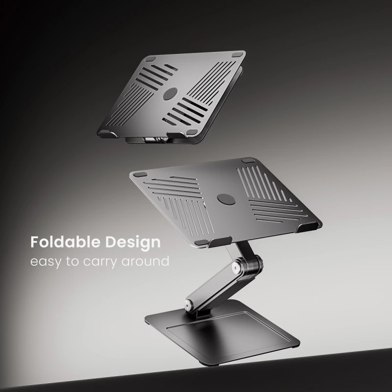BRATECK μεταλλική βάση για laptop LPS09-02, 11~17", foldable, γκρι