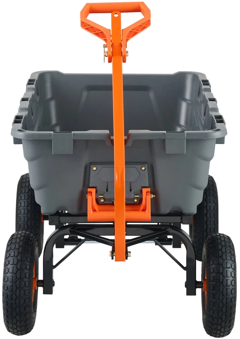 VEVOR Poly Garden Dump Cart Heavy-ty Yard Carts and Wagons 1500 lbs/680,4 kg 13"/33 cm Ελαστικά