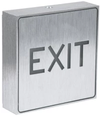 VenCore Φωτιστικό Αλουμινίου LED Εξόδου EXIT - 1W AC 220-240V με Επαναφορτιζόμενη Μπαταρία - Μ11 x Π11 x Υ3cm - Πράσινο