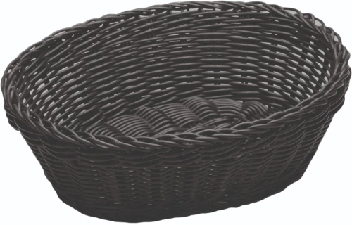 Ψωμιερα Οβαλ 23X17X8Cm Μαυρη