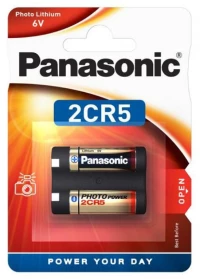 PANASONIC ΜΠΑΤΑΡΙΕΣ ΦΩΤΟΓΡΑΦΙΚΗΣ ΛΙΘΙΟΥ 2CR5/DL245 6V Li-ion 1/BLISTER