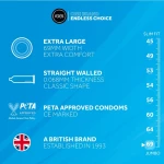 Exs Jumbo Condoms - 12pcs
