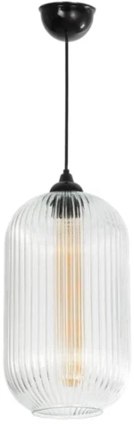 Φωτιστικό Οροφής Meloni 206-0017 20x20x38cm 1xE27 Clear GloboStar