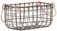 Καλάθι Διακοσμητικό Μεταλλικό TAK121 26x16x12cm Bronze Espiel Μέταλλο