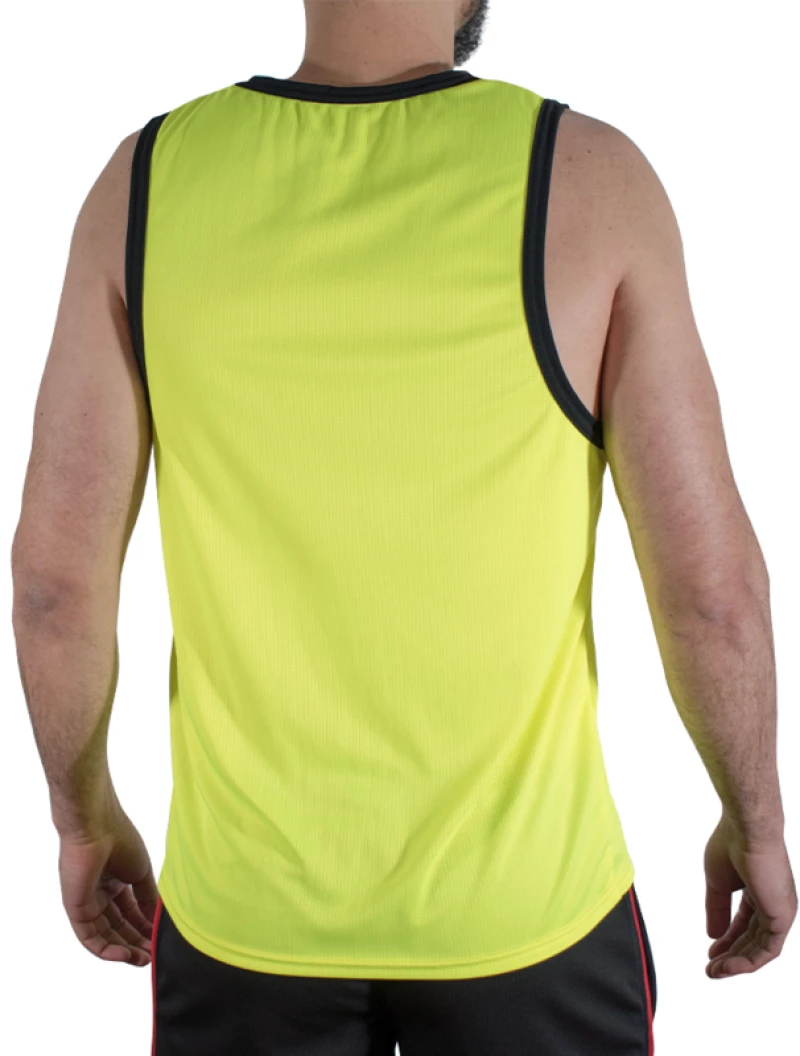 MACHO - CMV001 YELLOW GYM T-SHIRT