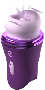 FANTASY FOR HER - LUSH KISS PLUSH PURPLE SUCTION & LICKING CLITORAL STIMULATOR