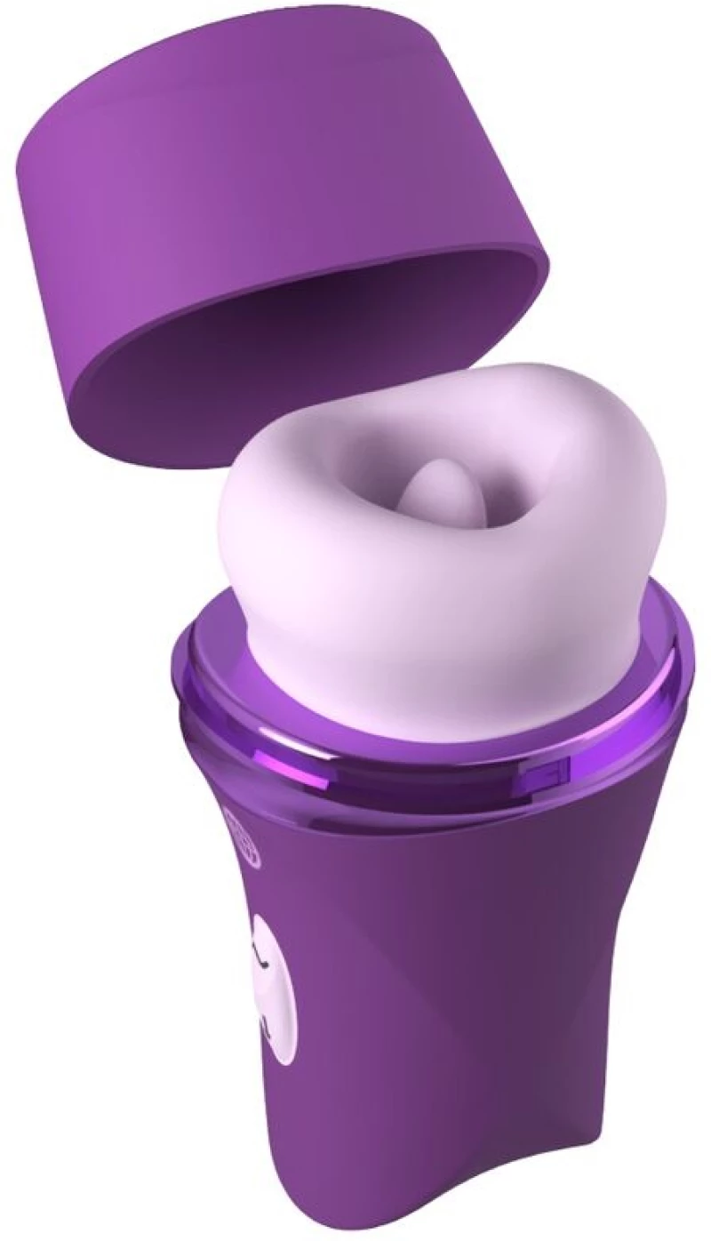 FANTASY FOR HER - LUSH KISS PLUSH PURPLE SUCTION & LICKING CLITORAL STIMULATOR