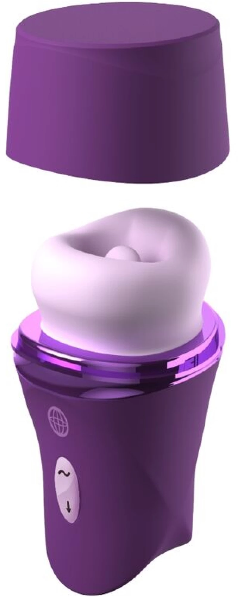 FANTASY FOR HER - LUSH KISS PLUSH PURPLE SUCTION & LICKING CLITORAL STIMULATOR