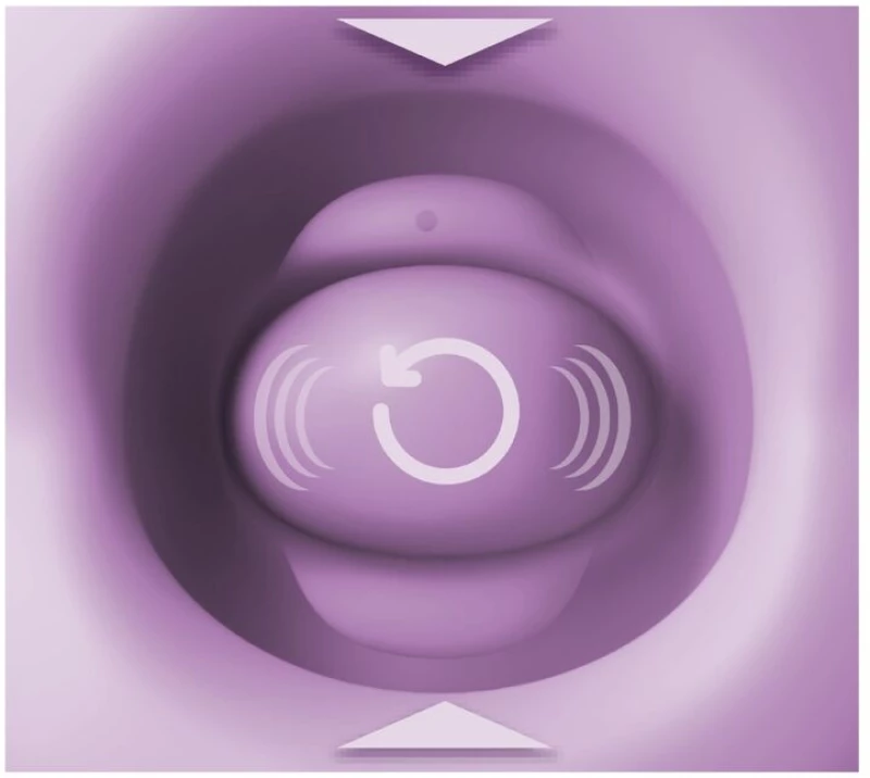 FANTASY FOR HER - LUSH KISS PLUSH PURPLE SUCTION & LICKING CLITORAL STIMULATOR