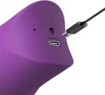 FANTASY FOR HER - LUSH KISS PLUSH PURPLE SUCTION & LICKING CLITORAL STIMULATOR