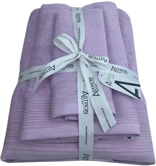 Πετσέτες σετ 3τμχ Light Lilac