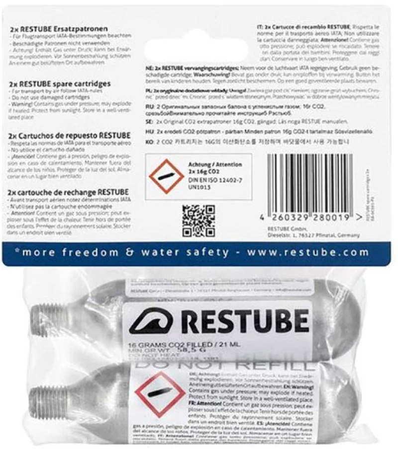 Φιαλίδια CO2 16gr