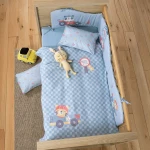 Κουβέρτα Βρεφική Πικέ Super Boy Blue Nef-Nef Homeware Αγκαλιάς 80x110cm 100% Βαμβάκι