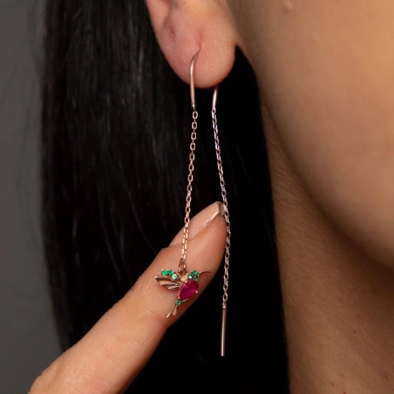 Σκουλαρίκι Ασημένιο 938ELS3681 Rose Gold Elika Silver