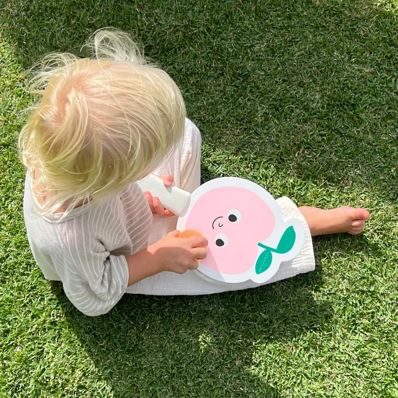 SunnyLife Ρακέτες Παραλίας Παιδικές Velcro Poppy the Peach Multi 26180112